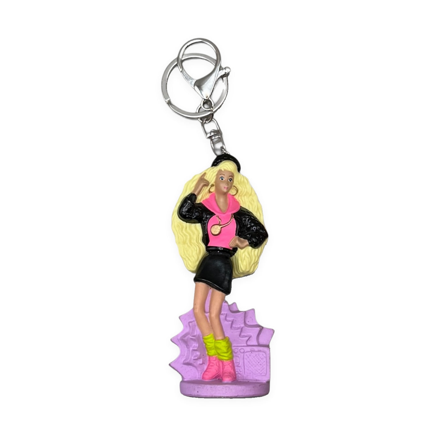 Junk Drawer s &  s: Purple & Red - barbie doll toy pink rare vintage keychain vintage charms for bag nostalgia vintage keychains y2k collectible - Bag Crap