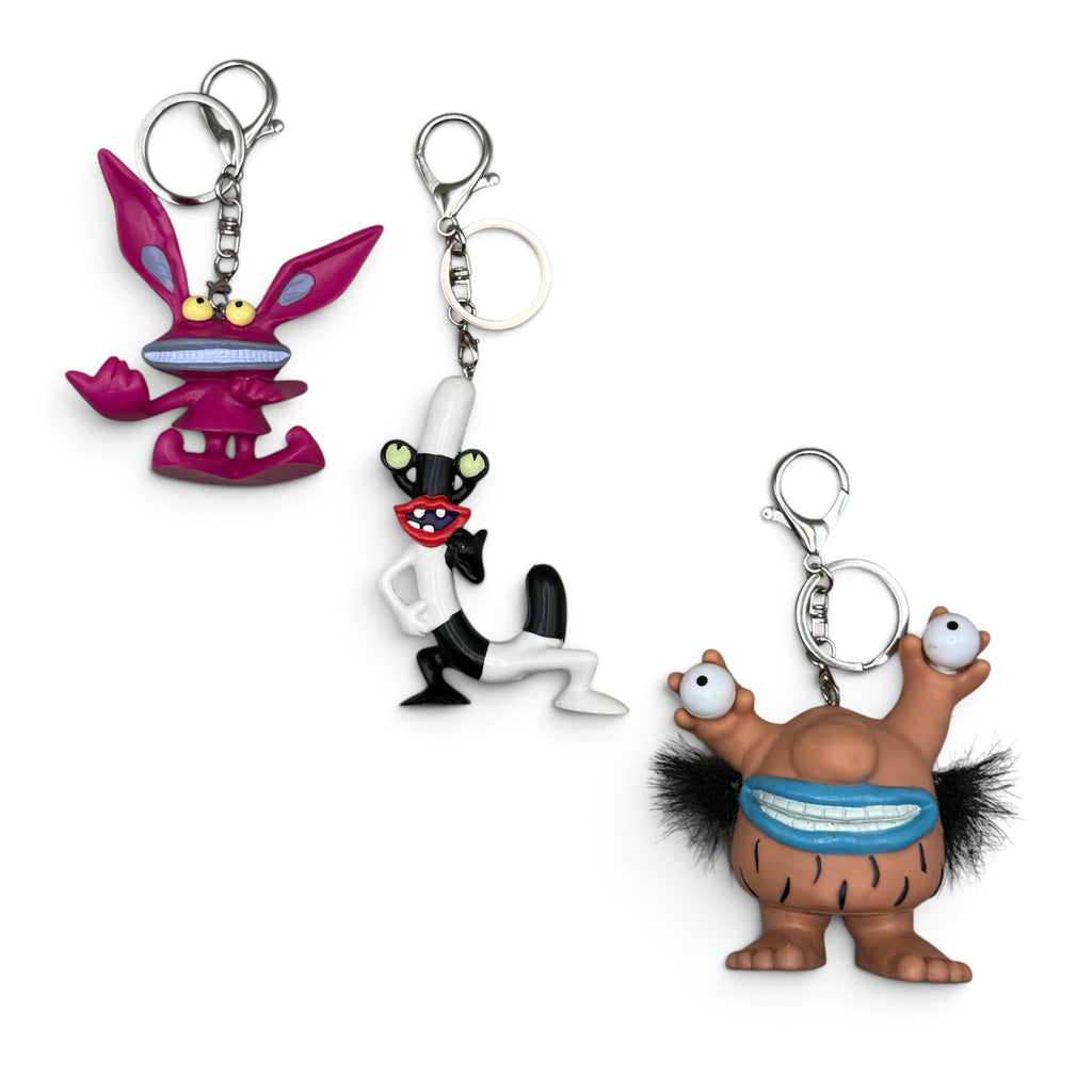 RARE Vintage 90s Aaahh!!! Real Monsters Bag Charms