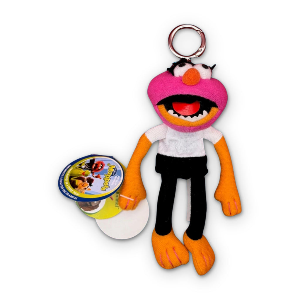 Vintage Y2K Muppets Animal Mini Plushie Bag Charm - RARE