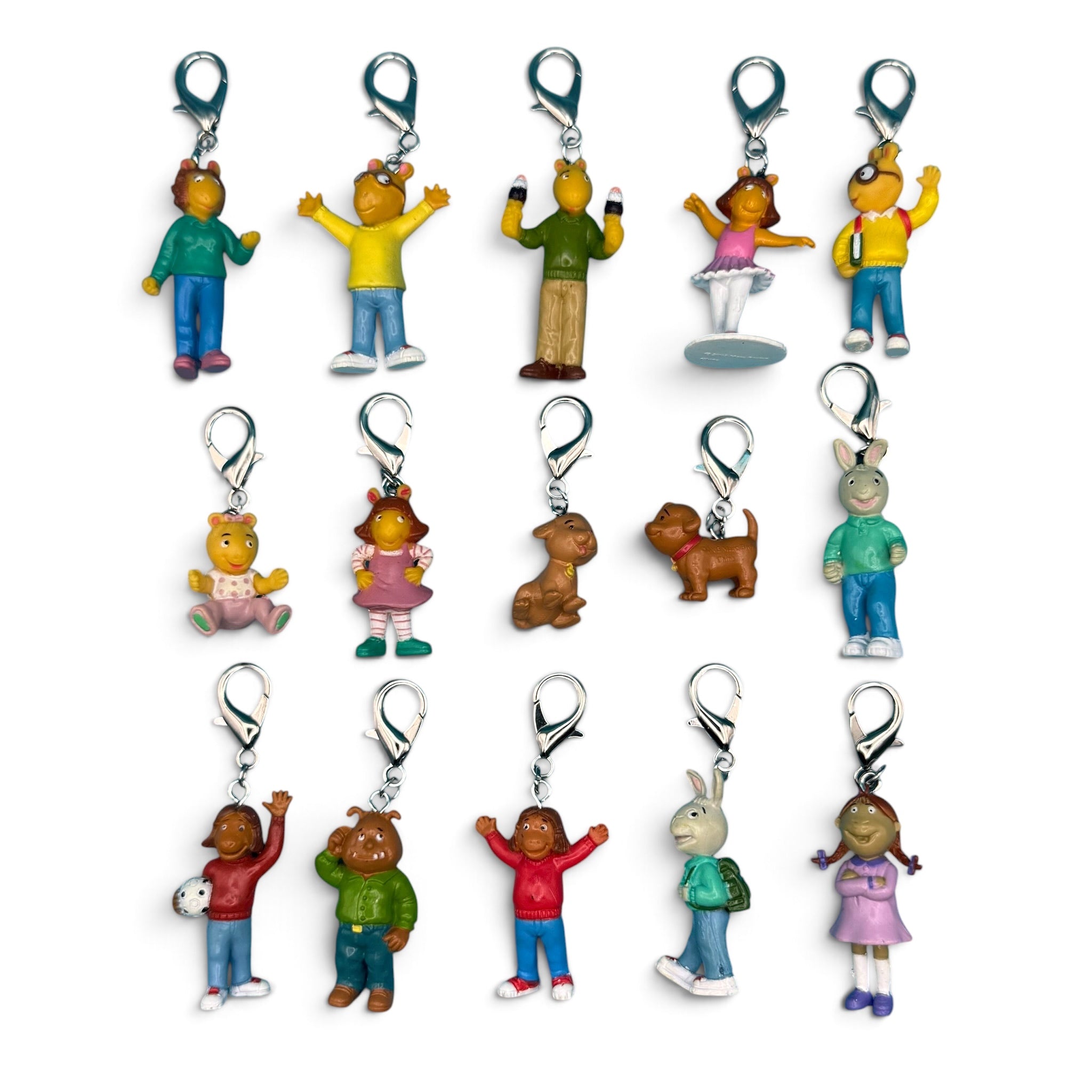 RARE  ‘90s Arthur PBS Character Mini  s -  vintage keychain vintage charms for bag nostalgia vintage keychains y2k collectible - Bag Crap