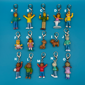 RARE  ‘90s Arthur PBS Character Mini  s -  vintage keychain vintage charms for bag nostalgia vintage keychains y2k collectible - Bag Crap