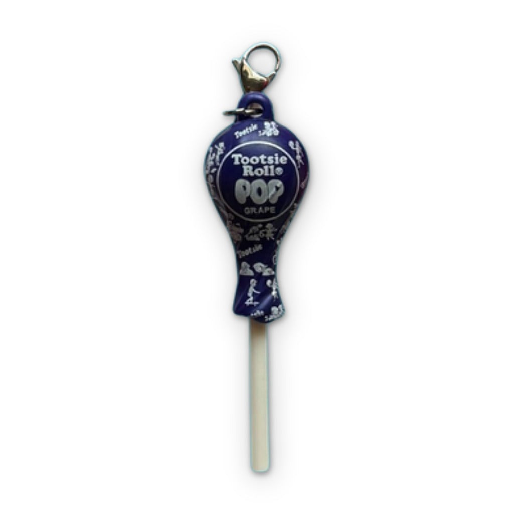 Vintage Tootsie Roll & Tootsie Pop Candy Keychain Charms