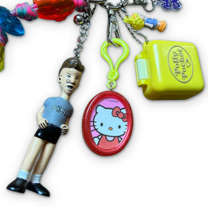 Butt-Head Polly Pocket    Set - vintage bag charm packs nostalgia vintage y2k vintage keychain vintage charms for bag nostalgia vintage keychains y2k collectible - Bag Crap