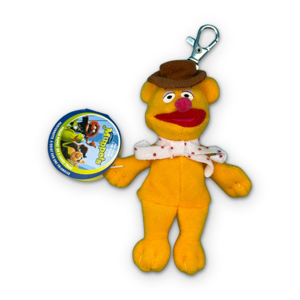 Vintage Fozzie Bear Muppets Plush Bag Charm
