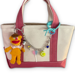 Fozzie Bear Muppets Plush -  vintage keychain vintage charms for bag nostalgia vintage keychains y2k collectible - Bag Crap