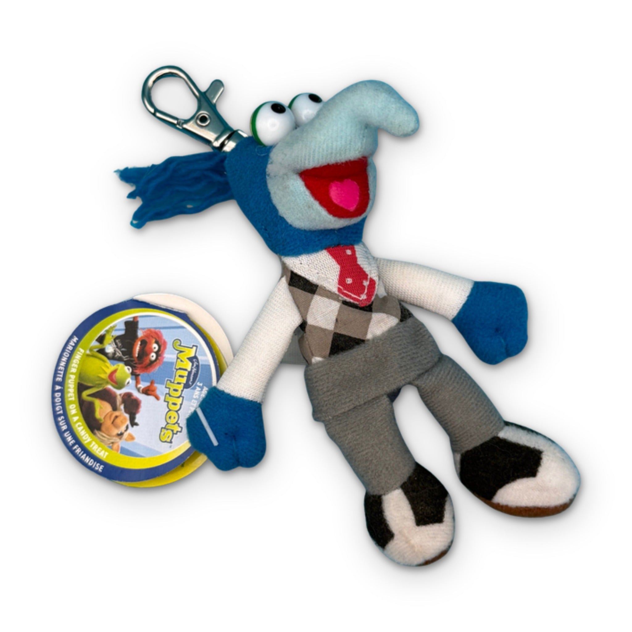 Gonzo Muppets 4' Plush -  vintage keychain vintage charms for bag nostalgia vintage keychains y2k collectible - Bag Crap