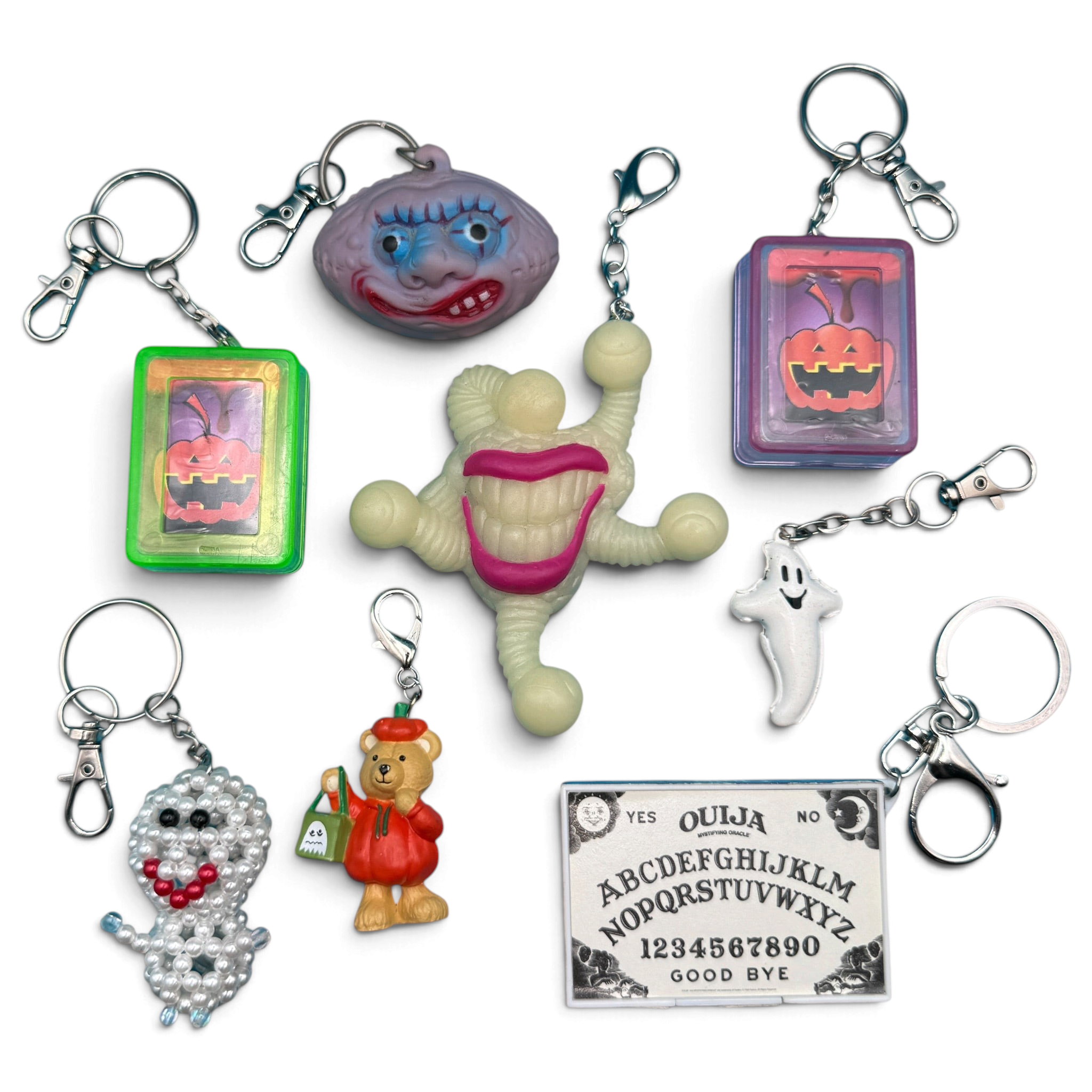 Halloween Spooky  s -  vintage keychain vintage charms for bag nostalgia vintage keychains y2k collectible - Bag Crap