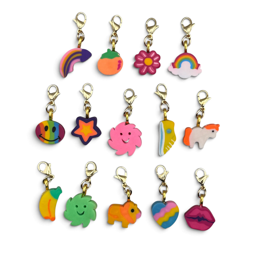 Vintage Lisa Frank Mini Eraser Bag Charm