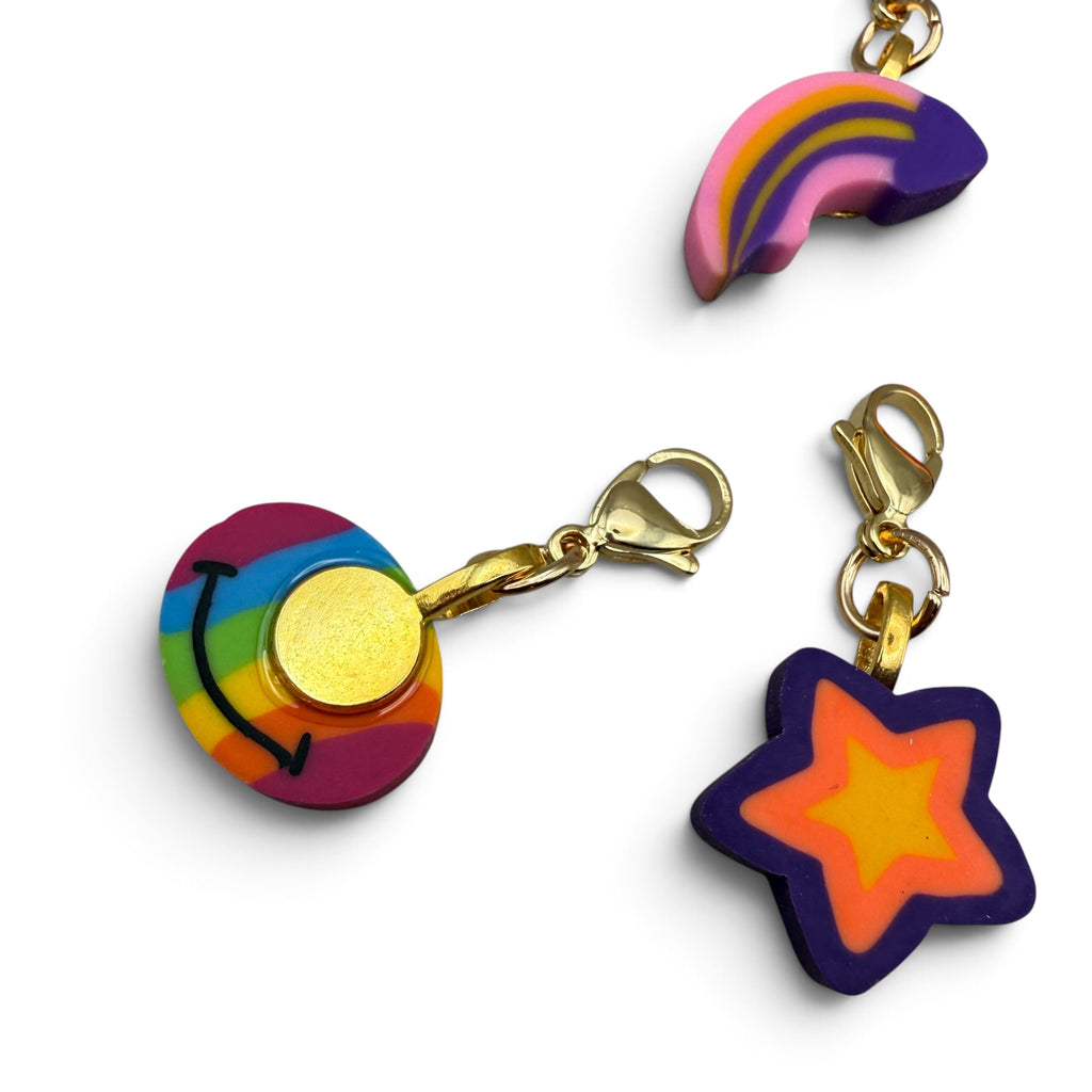 Vintage Lisa Frank Mini Eraser Bag Charm