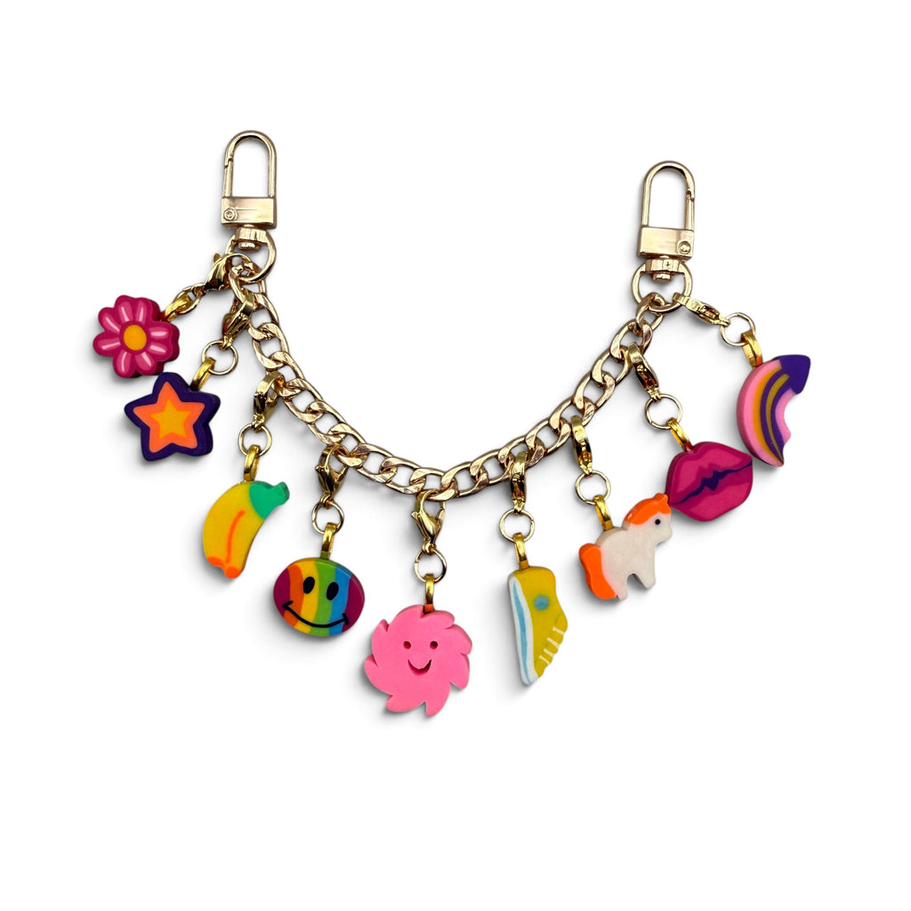 Vintage Lisa Frank Mini Eraser Bag Charm