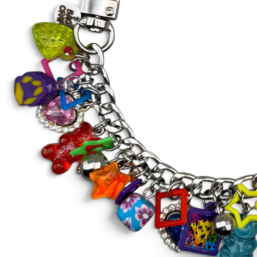 Vintage Lisa Frank Trinket Stacked Bag Chain