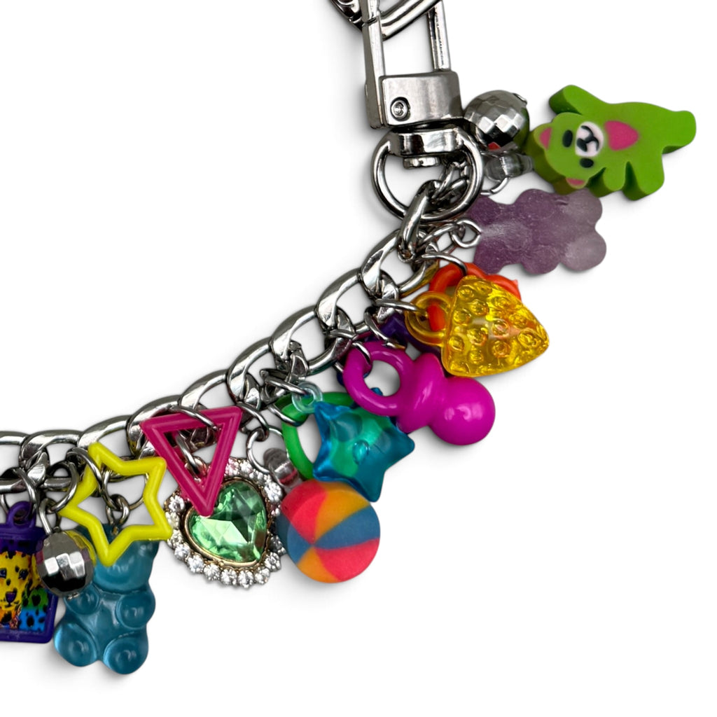 Vintage Lisa Frank Trinket Stacked Bag Chain