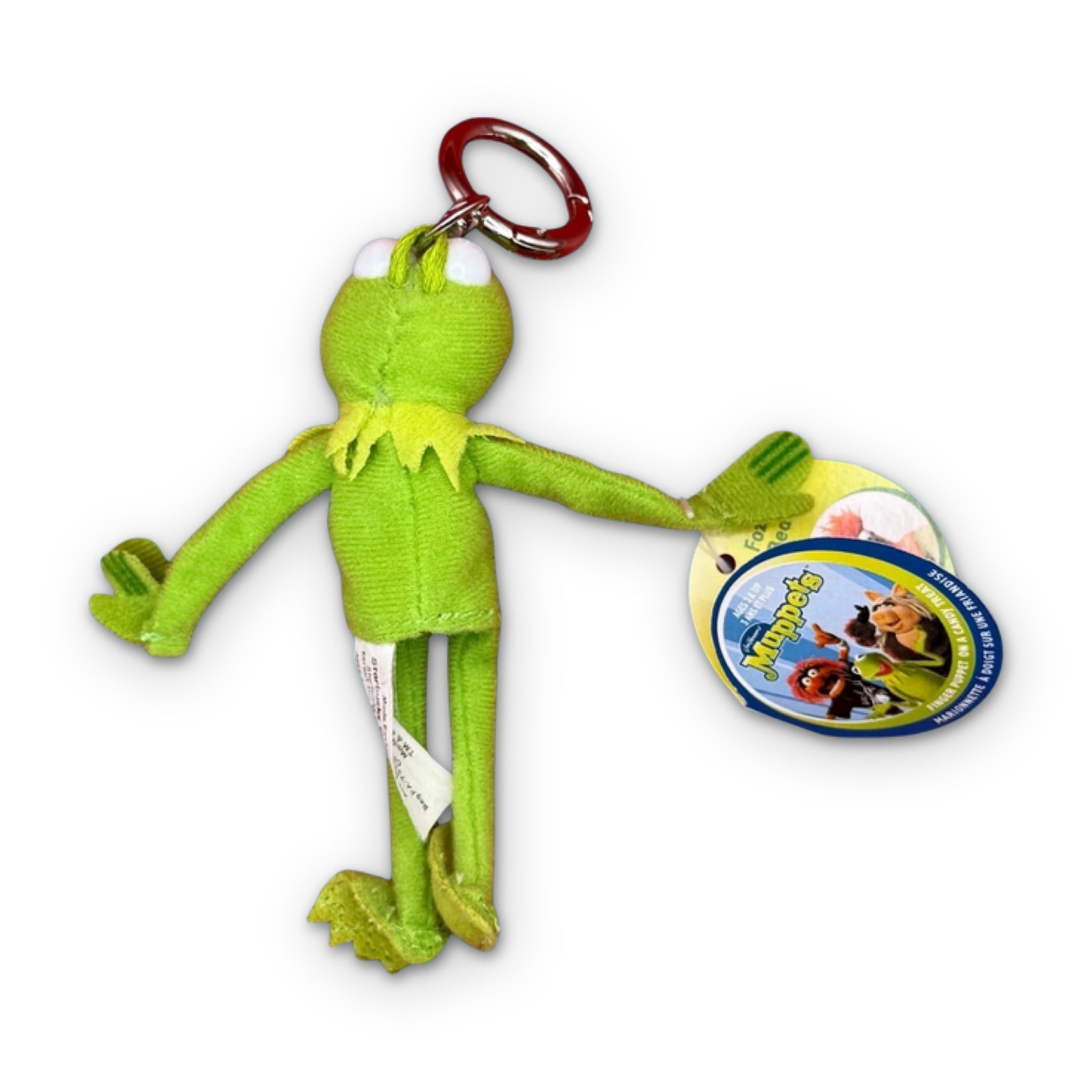 Mini Kermit the Frog Muppets     - RARE -  vintage keychain vintage charms for bag nostalgia vintage keychains y2k collectible - Bag Crap