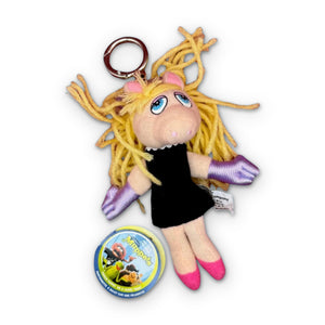 Miss Piggy Mini Plush -  vintage keychain vintage charms for bag nostalgia vintage keychains y2k collectible - Bag Crap