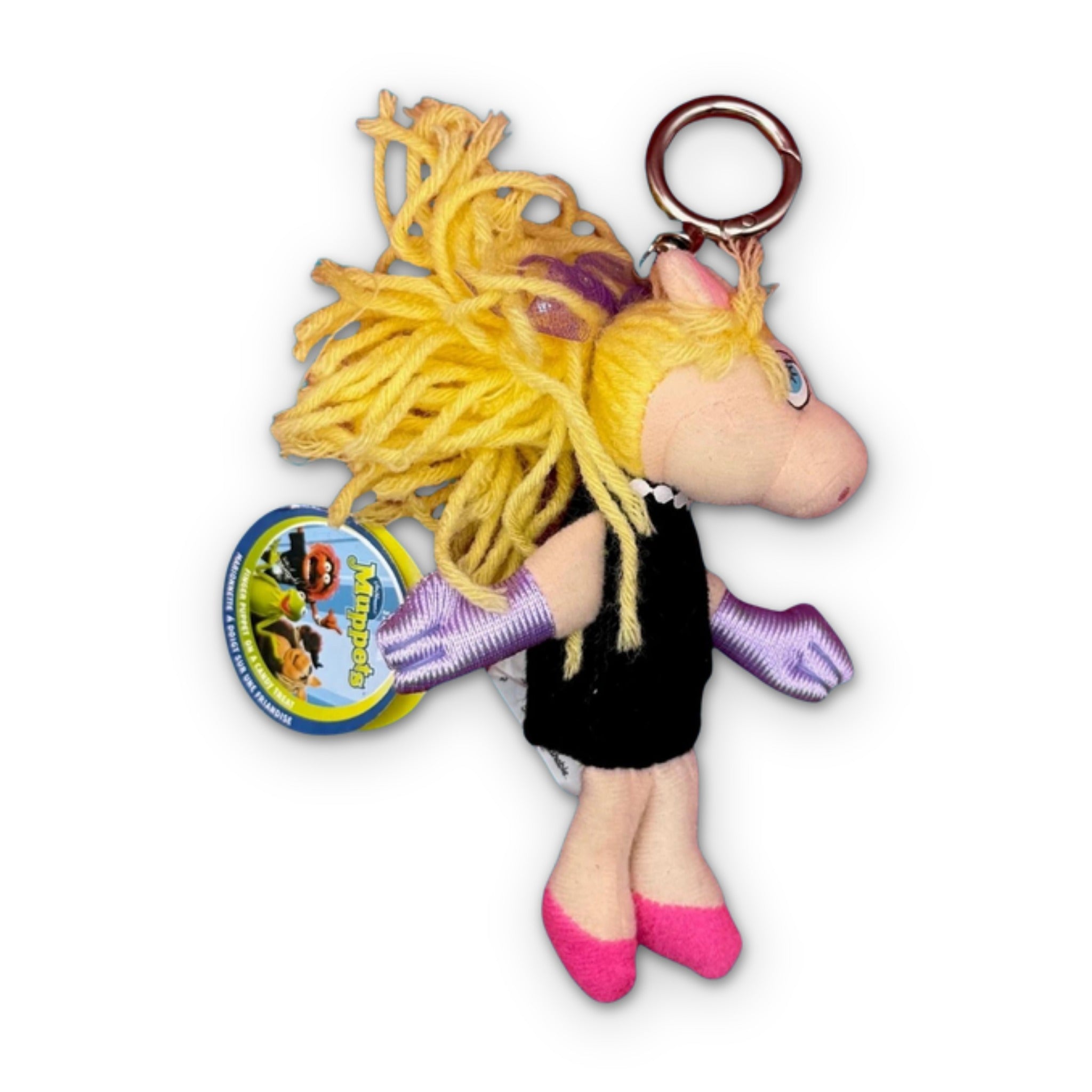 Miss Piggy Mini Plush -  vintage keychain vintage charms for bag nostalgia vintage keychains y2k collectible - Bag Crap