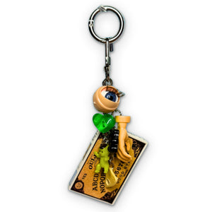 Ouija Board   Chain -  vintage keychain vintage charms for bag nostalgia vintage keychains y2k collectible - Bag Crap
