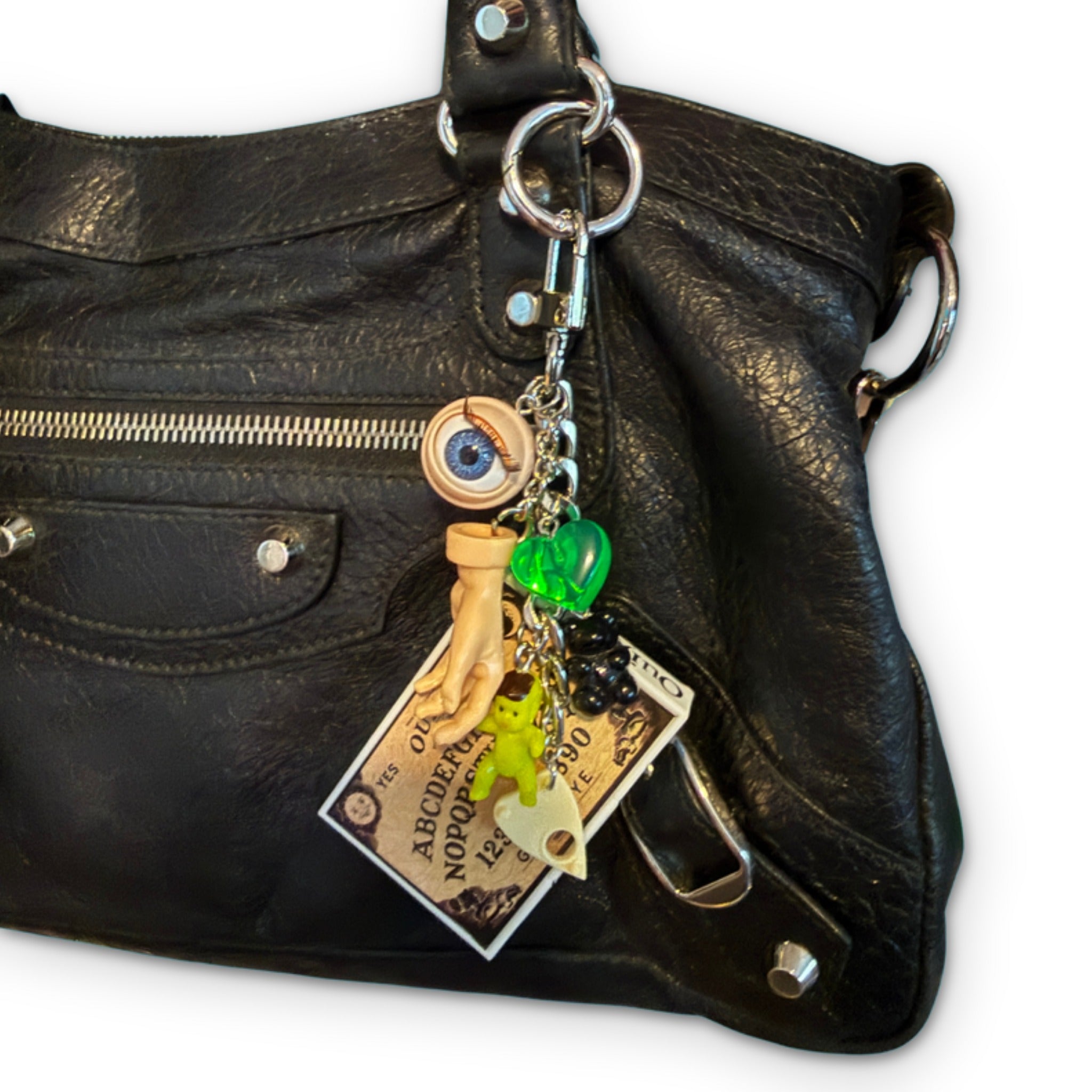 Ouija Board   Chain -  vintage keychain vintage charms for bag nostalgia vintage keychains y2k collectible - Bag Crap