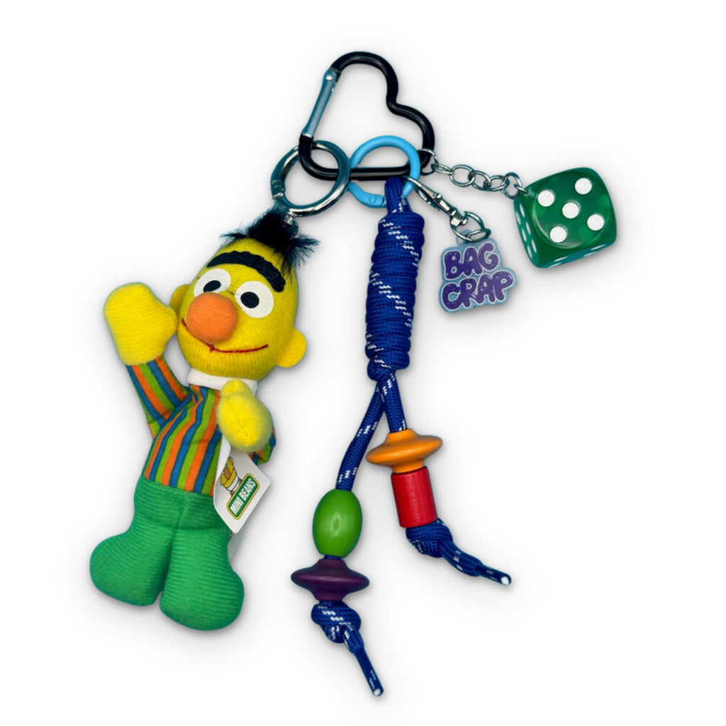 Vintage Sesame Street Bert Plush Bag Charm Pack