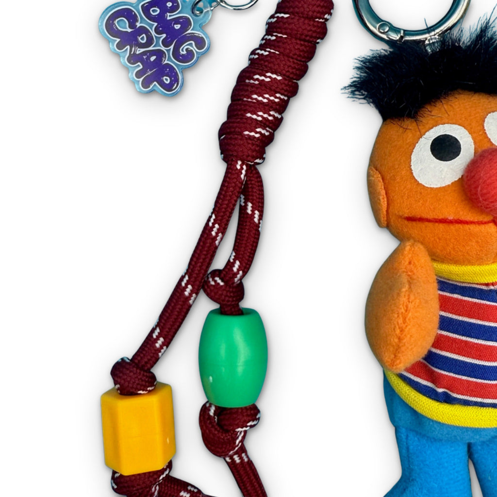 Vintage Sesame Street Ernie Plush Bag Charm Pack