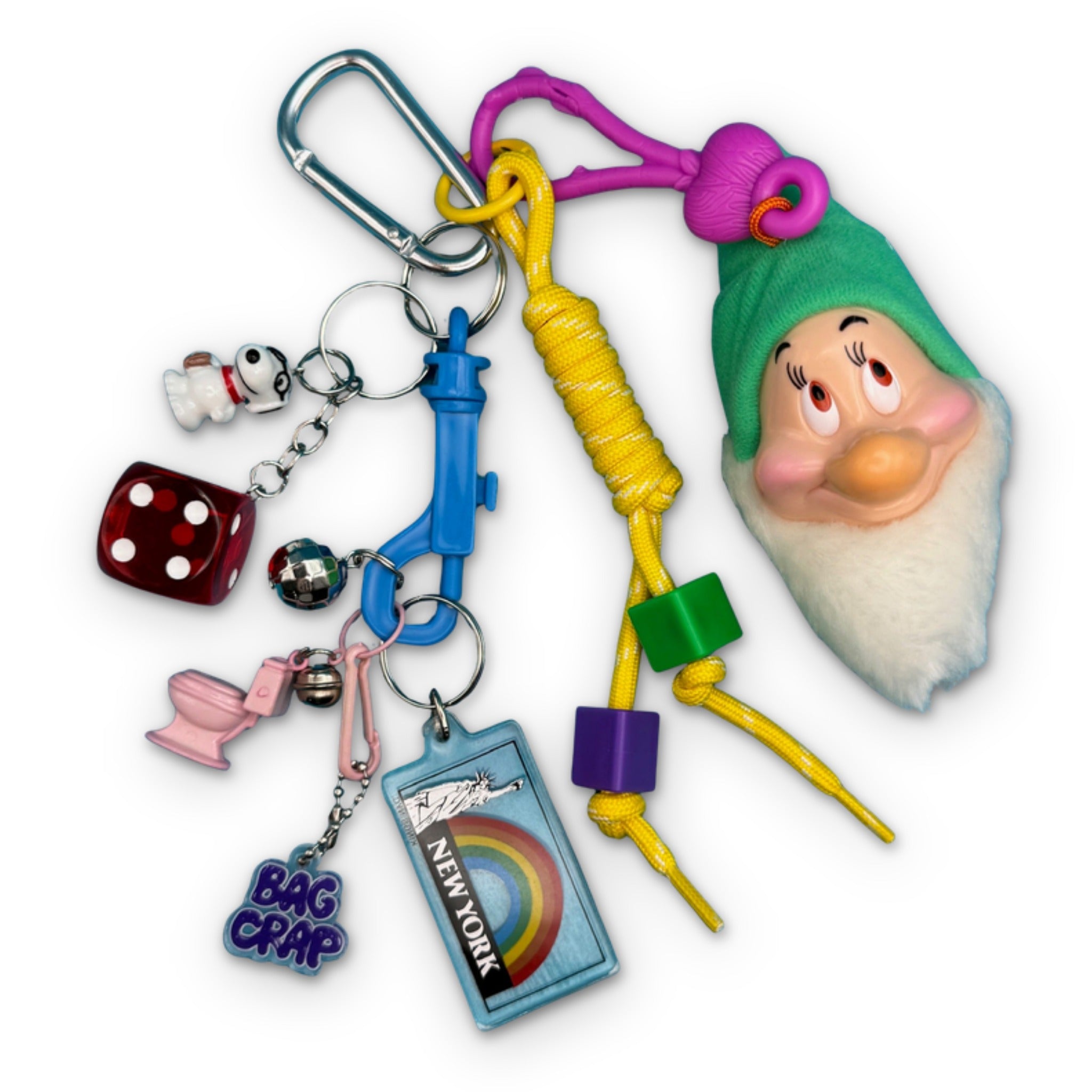 'Bashful' NYC   Pack - vintage bag charm packs nostalgia vintage y2k vintage keychain vintage charms for bag nostalgia vintage keychains y2k collectible - Bag Crap