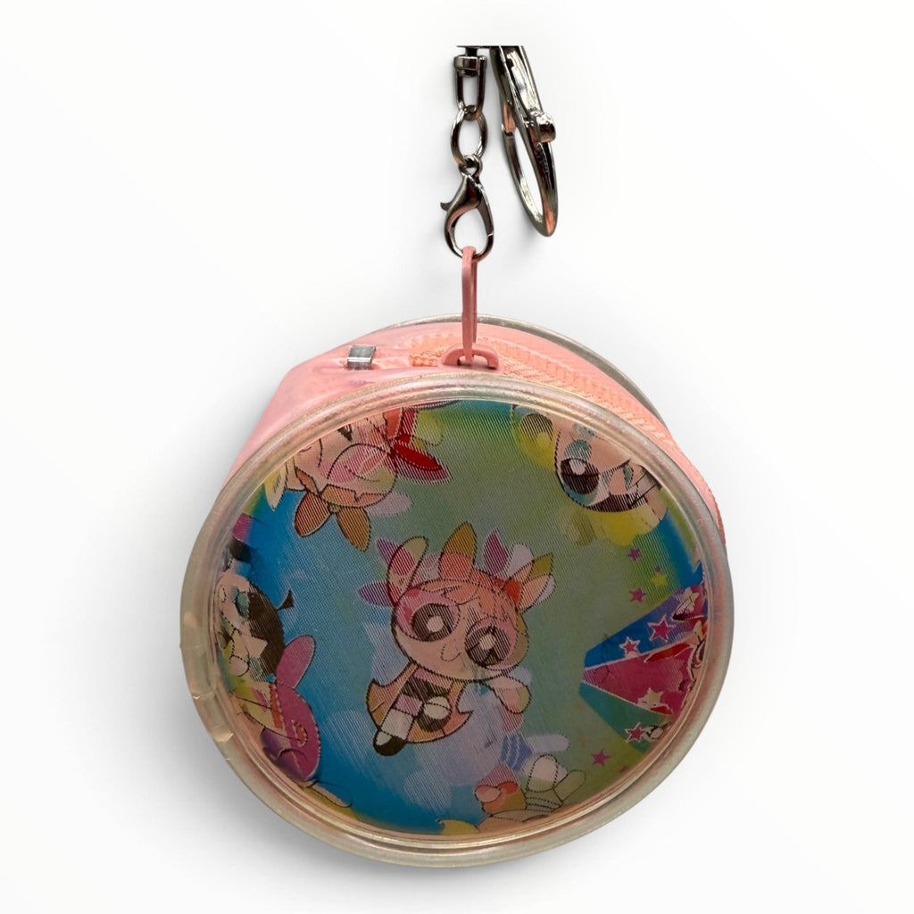 Vintage Y2K Powerpuff Girls Holographic Coin Purse Bag Charms