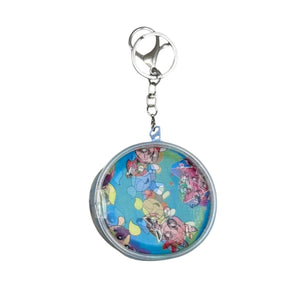 Powerpuff Girls Holographic Coin Purse  s -  vintage keychain vintage charms for bag nostalgia vintage keychains y2k collectible - Bag Crap