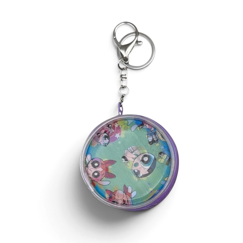 Vintage Y2K Powerpuff Girls Holographic Coin Purse Bag Charms