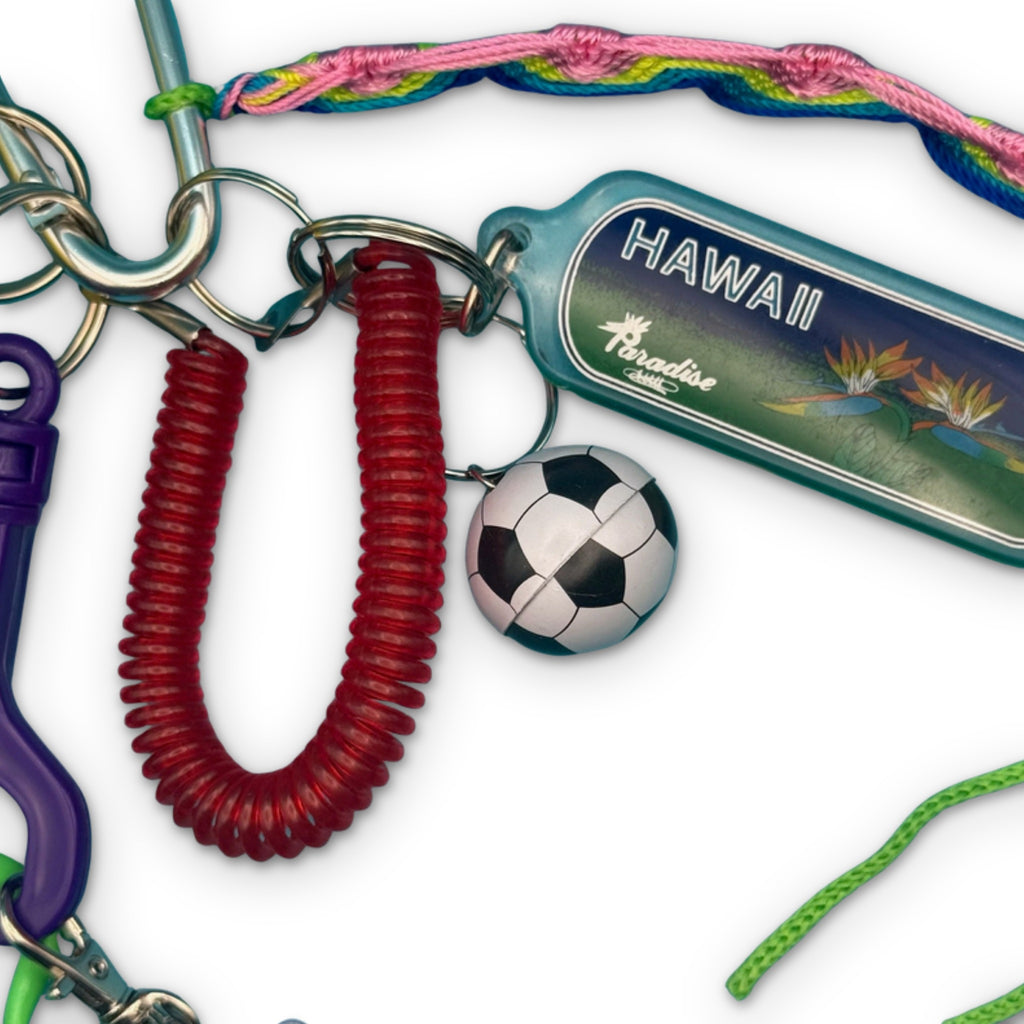 Vintage Yellow Troll Cell Phone Bag Charm Pack