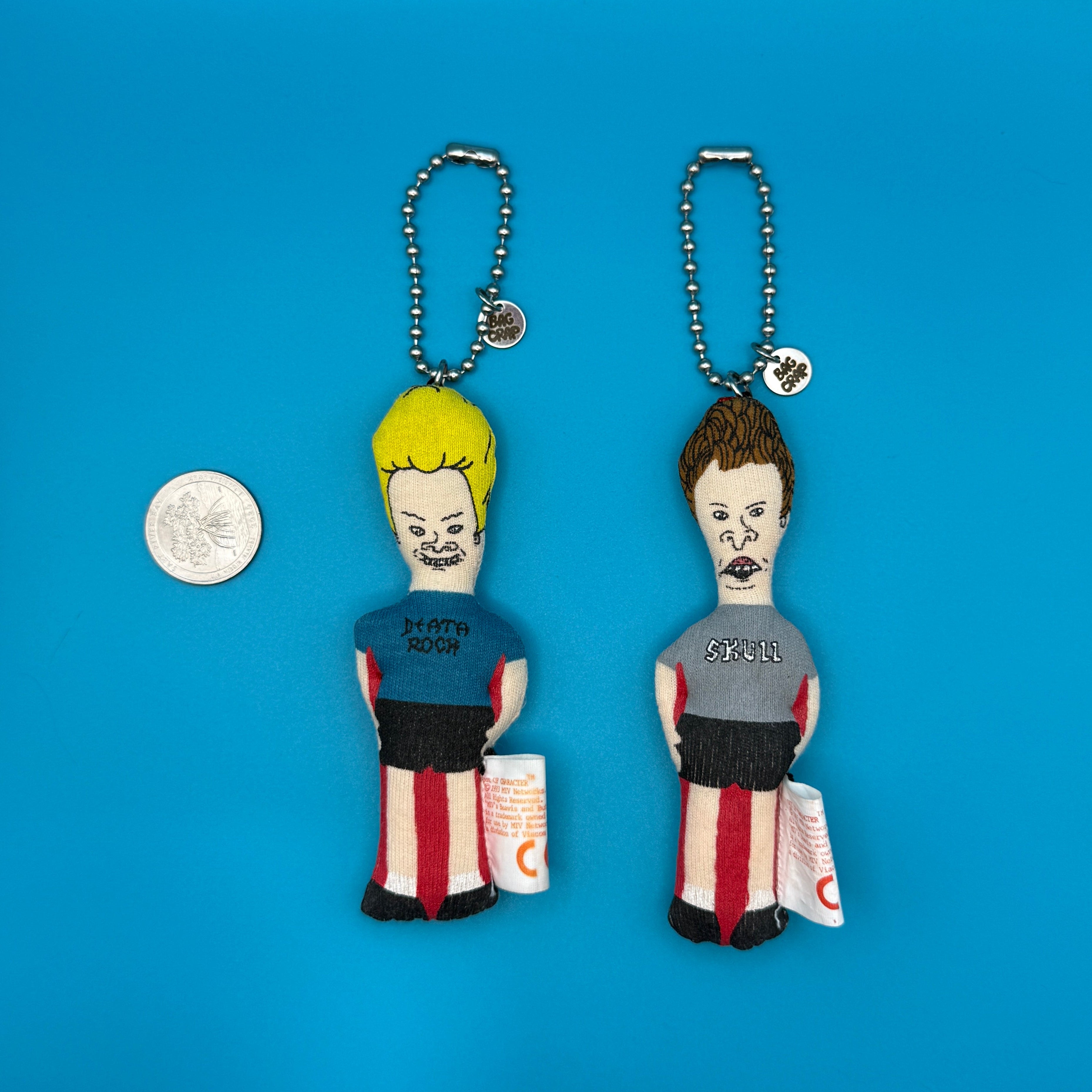 RARE  90s Beavis & Butt-Head Sock Puppet  s -  vintage keychain vintage charms for bag nostalgia vintage keychains y2k collectible - Bag Crap