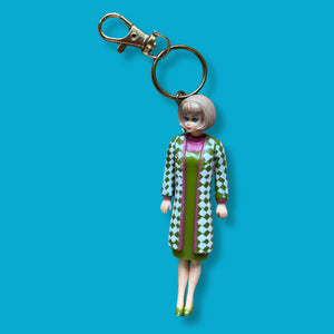 90's Rare Brunette Barbie s - barbie doll toy pink rare vintage keychain vintage charms for bag nostalgia vintage keychains y2k collectible - Bag Crap