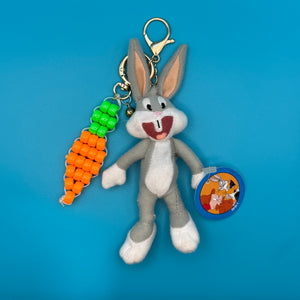 Bugs Bunny Beaded Carrot    Pack - vintage bag charm packs nostalgia vintage y2k vintage keychain vintage charms for bag nostalgia vintage keychains y2k collectible - Bag Crap
