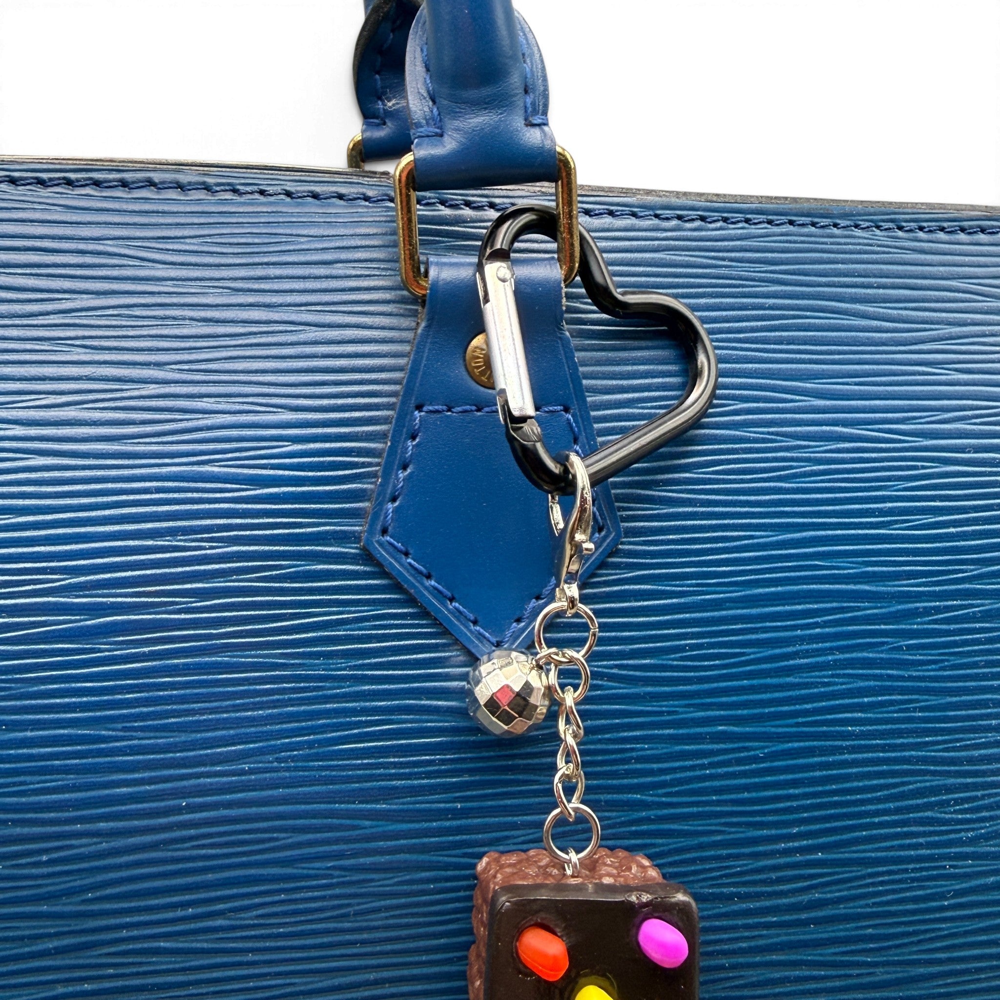 Cosmic Brownie & Disco Ball -  vintage keychain vintage charms for bag nostalgia vintage keychains y2k collectible - Bag Crap