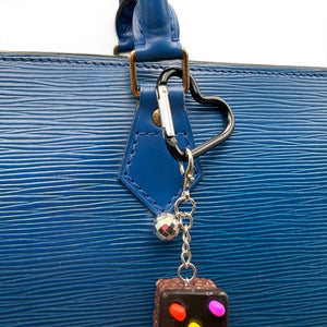 Cosmic Brownie & Disco Ball -  vintage keychain vintage charms for bag nostalgia vintage keychains y2k collectible - Bag Crap