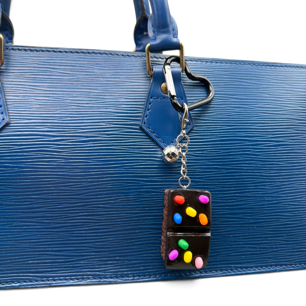 Cosmic Brownie & Disco Ball Bag Charm Keychain