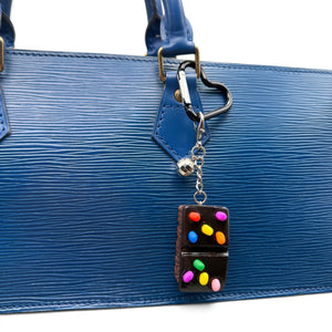 Cosmic Brownie & Disco Ball -  vintage keychain vintage charms for bag nostalgia vintage keychains y2k collectible - Bag Crap