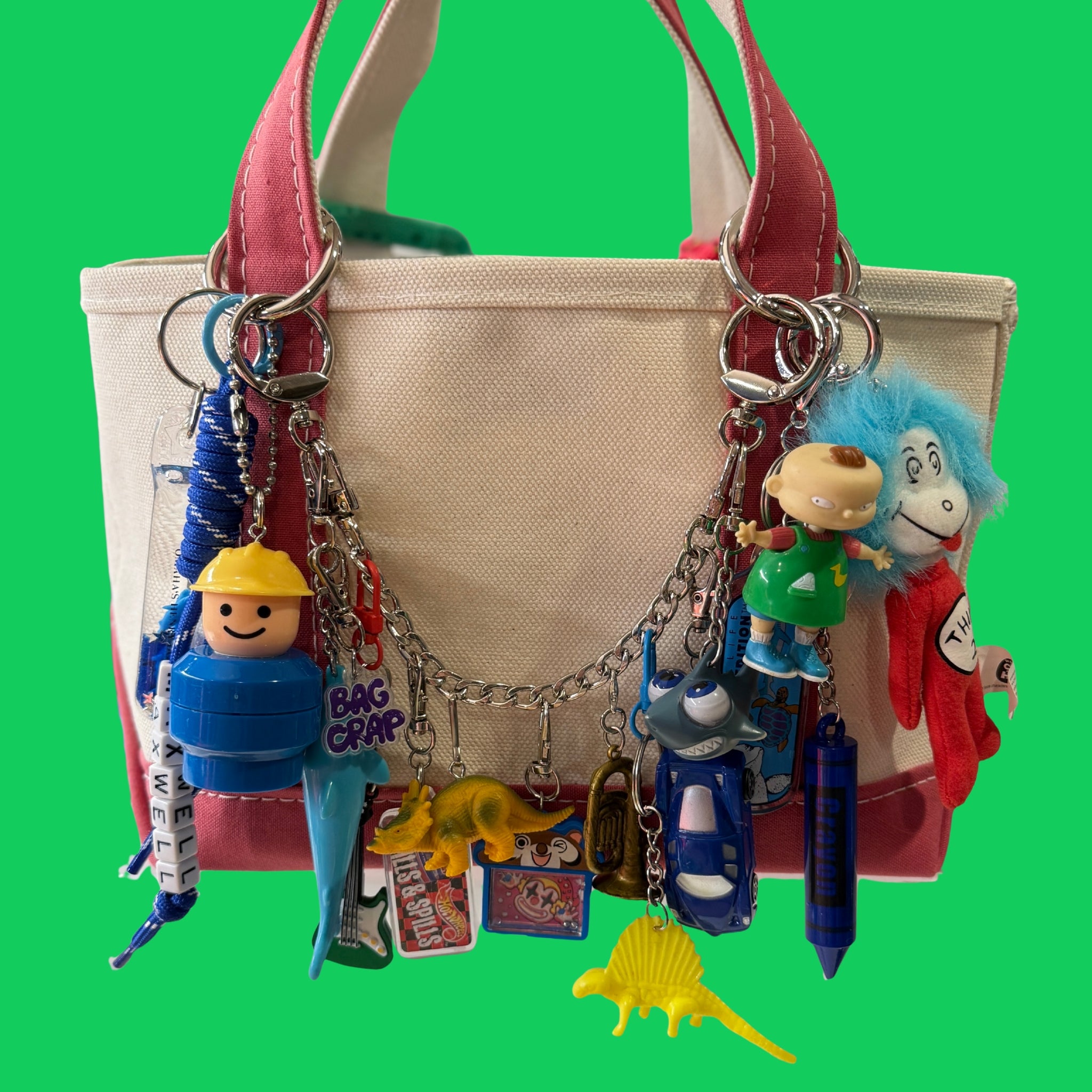 Custom Order   Pack or  Chain: Deposit - vintage bag charm packs nostalgia vintage y2k vintage keychain vintage charms for bag nostalgia vintage keychains y2k collectible - Bag Crap