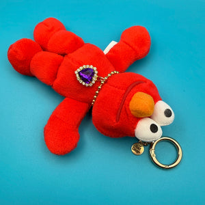 90s Elmo -  vintage keychain vintage charms for bag nostalgia vintage keychains y2k collectible - Bag Crap