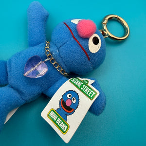 90s Plush Grover -  vintage keychain vintage charms for bag nostalgia vintage keychains y2k collectible - Bag Crap