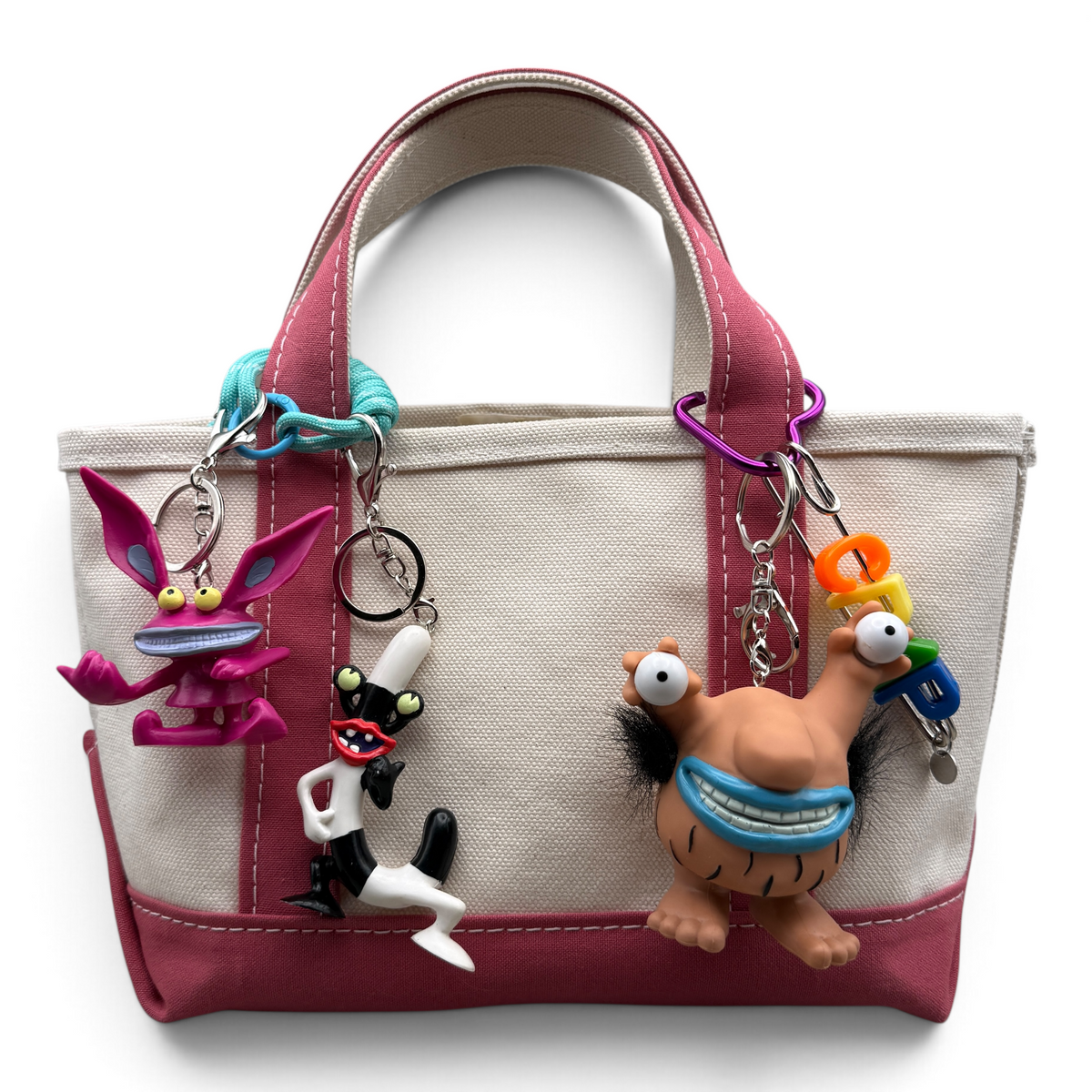 RARE Vintage 90s Aaahh!!! Real Monsters Bag Charms