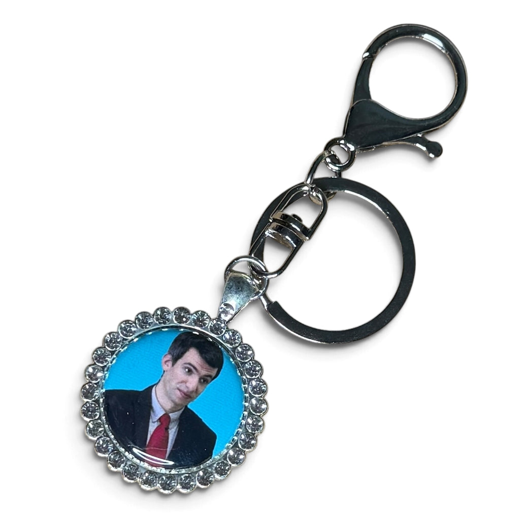 Nathan Fielder Bedazzled Keychains
