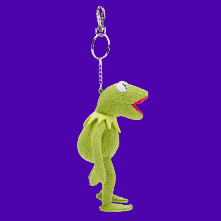 Disney Store Kermit the Frog Plush Keychain Bag Charm – The Muppets