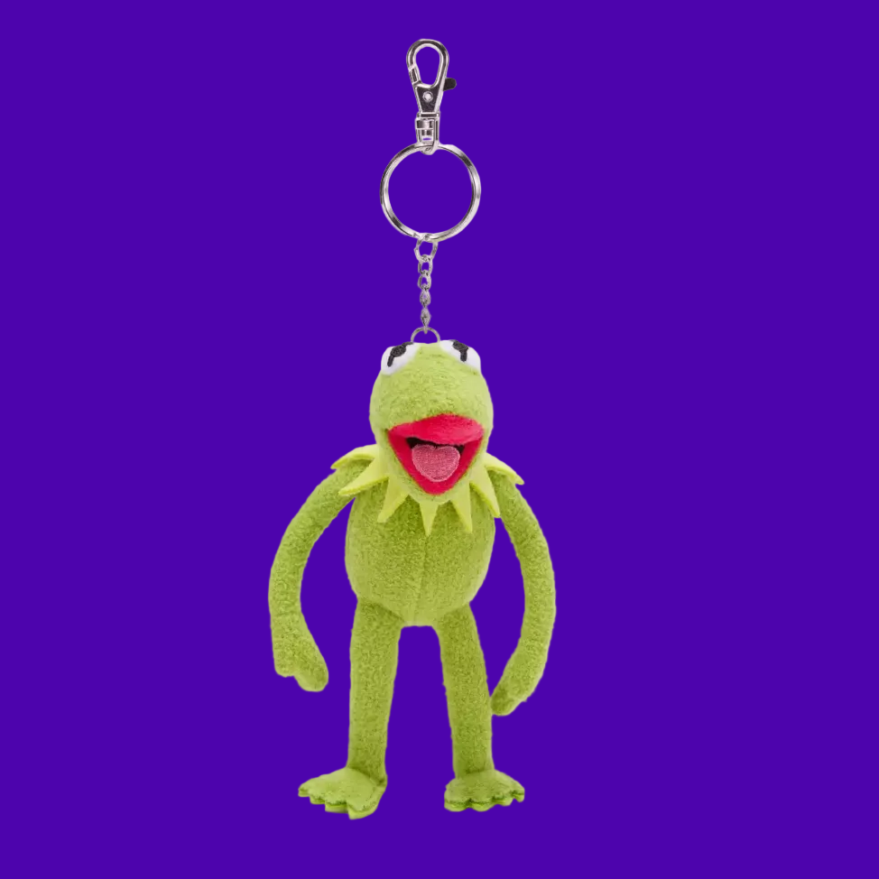 Disney Store Kermit the Frog Plush Keychain Bag Charm – The Muppets