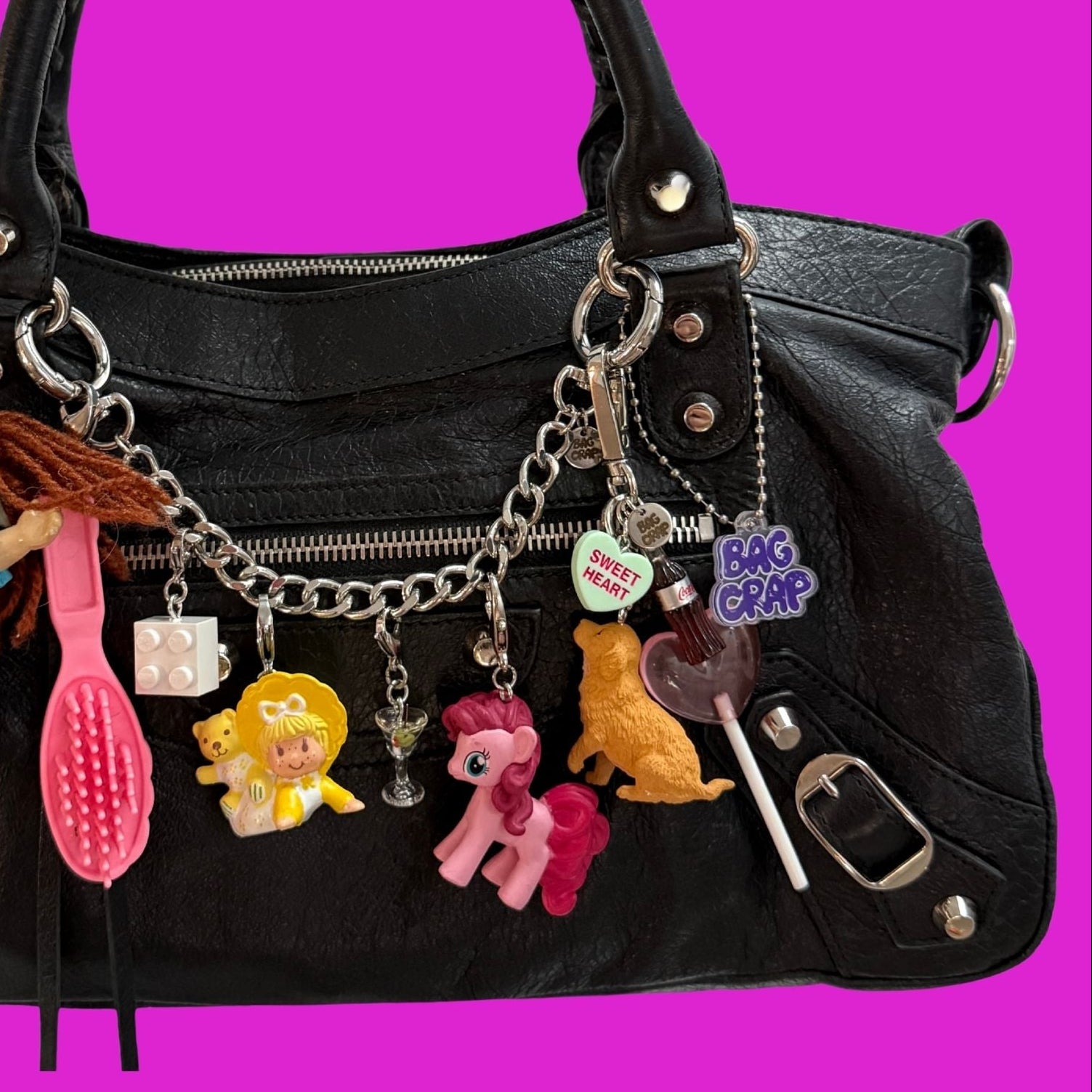Mini Lego Brick Pendant  s: You Pick -  vintage keychain vintage charms for bag nostalgia vintage keychains y2k collectible - Bag Crap