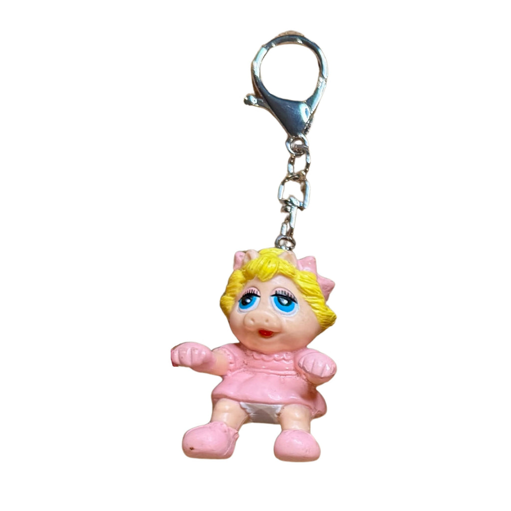 Vintage Miss Piggy Bag Charm Keychain Collection