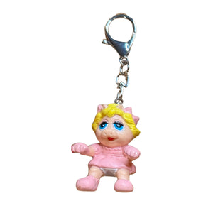Miss Piggy    Collection -  vintage keychain vintage charms for bag nostalgia vintage keychains y2k collectible - Bag Crap
