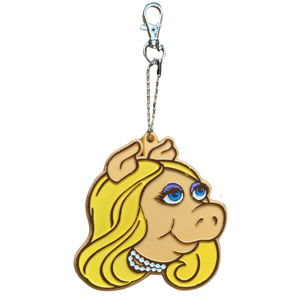 Vintage Miss Piggy Bag Charm Keychain Collection