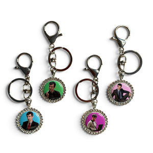 Nathan Fielder Bedazzled   s -  vintage keychain vintage charms for bag nostalgia vintage keychains y2k collectible - Bag Crap