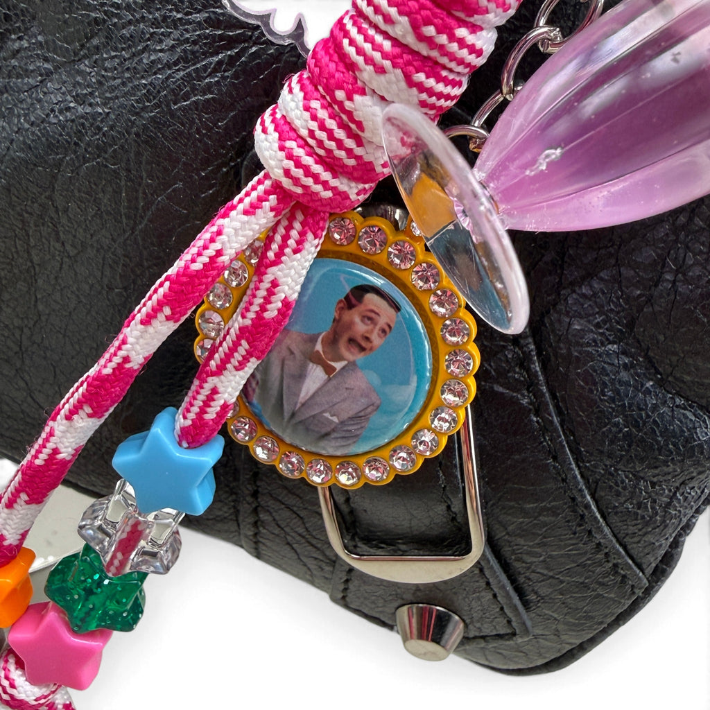 Retro Pee-wee Herman Milkshake Bag Charm Set