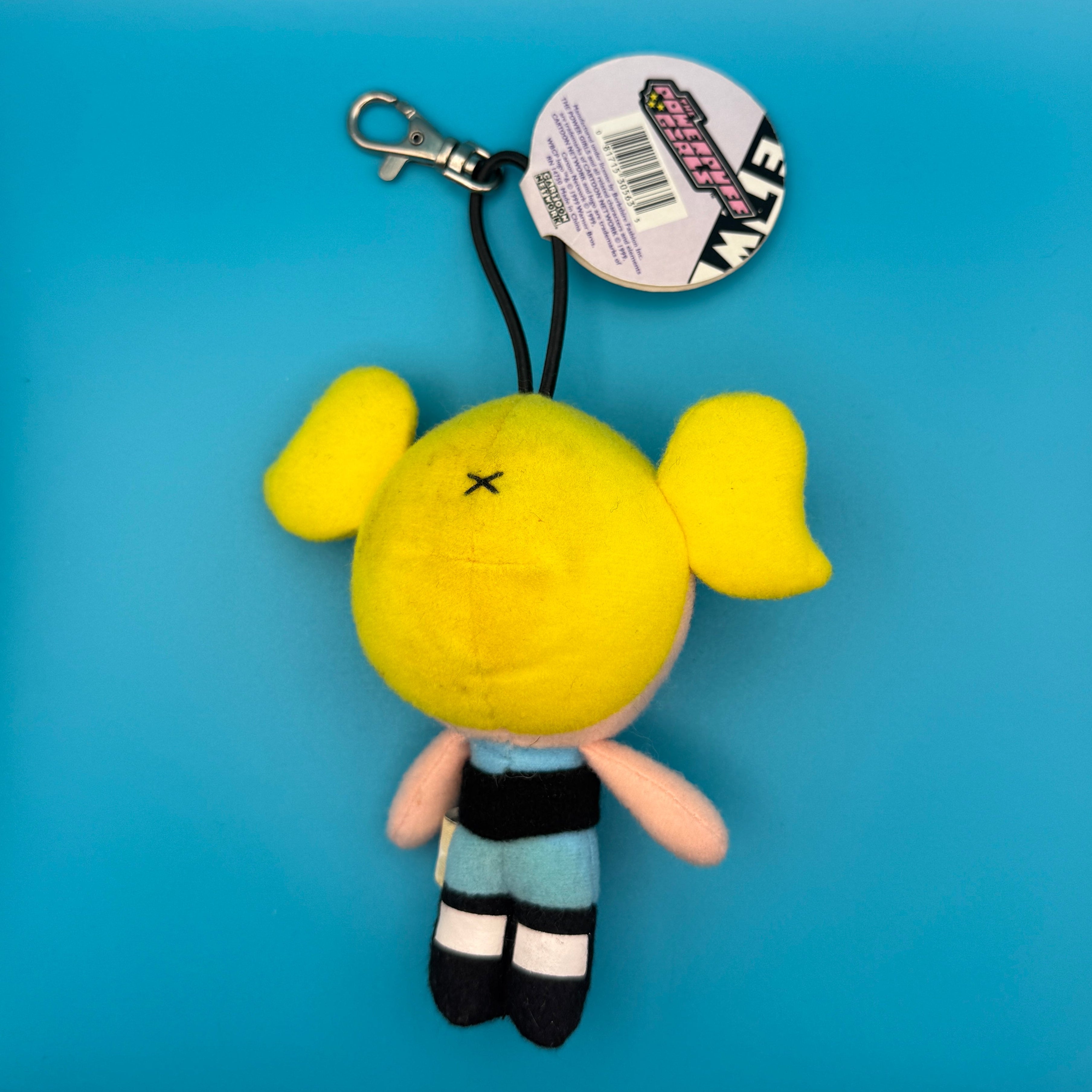 Deadstock  Bubbles Powerpuff Girls Plush -  vintage keychain vintage charms for bag nostalgia vintage keychains y2k collectible - Bag Crap