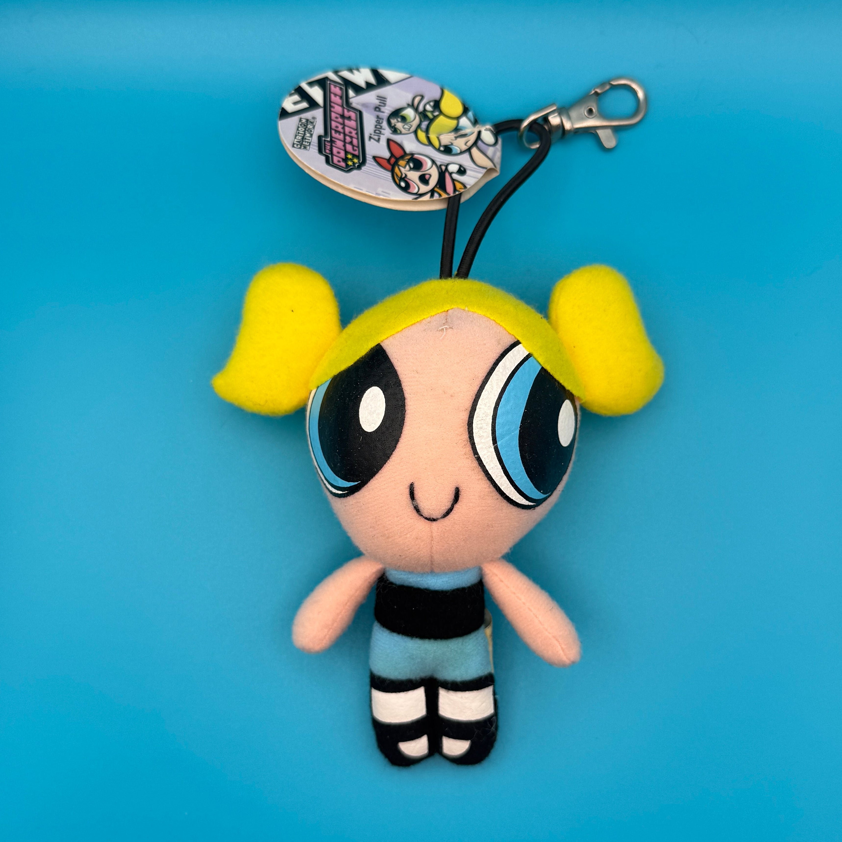 Deadstock  Bubbles Powerpuff Girls Plush -  vintage keychain vintage charms for bag nostalgia vintage keychains y2k collectible - Bag Crap